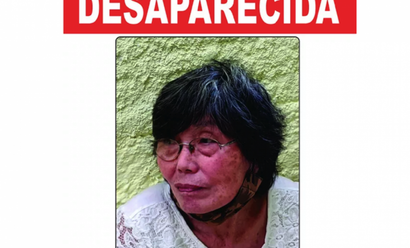 Cartaz sobre o desaparecimento