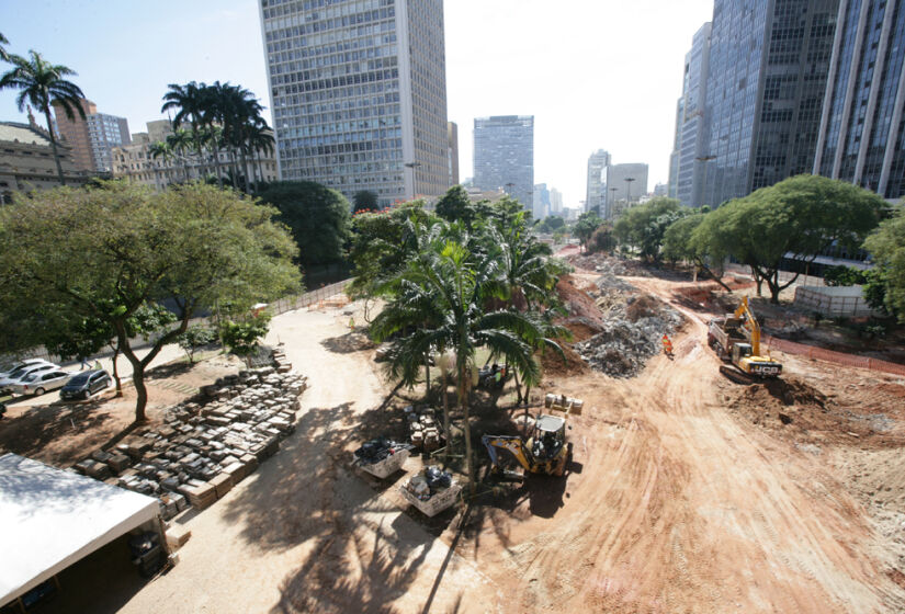 O Vale durante a reforma mais recente - Foto: Thiago Neme / Gazeta de S. Paulo