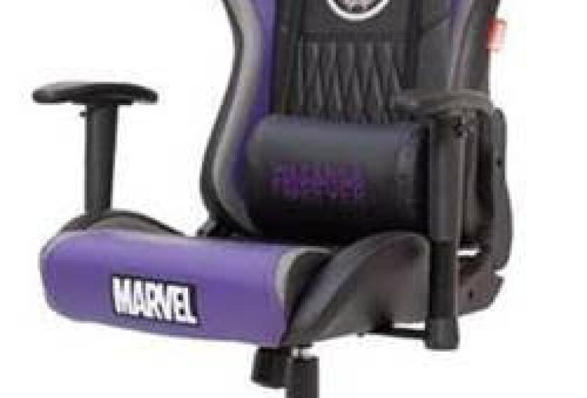 Cadeira Gamer Profissional Marvel Pantera Negra Roxa: Camicado - R$ 1.100,00