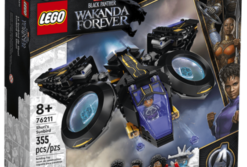 Pantera Negra Wakanda Forever: Nave Pássaro De Sol De Shuri 355 Peças (LEGO): Submarino - R$ 599,90