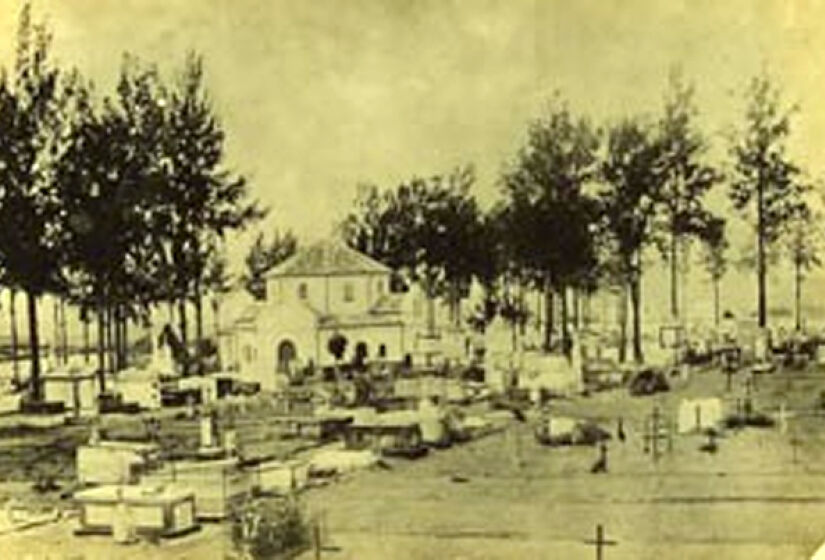 Cemitério da Consolação, em 1898 - Foto: Coleção MCSP DPH SMC PMSP