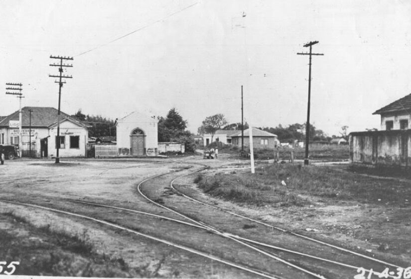 Largo do Socorro em 1936 - Foto: Reprodução