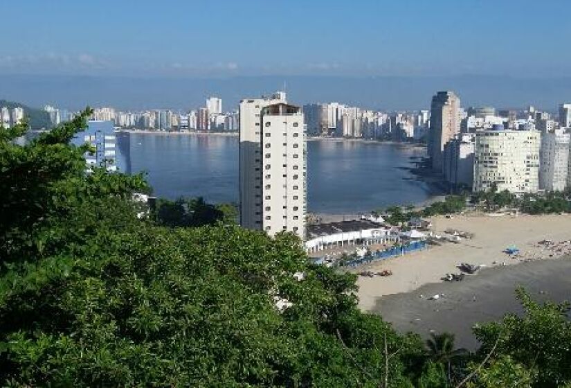 Mirante da llha Porchat, São Vicente (Divulgação)