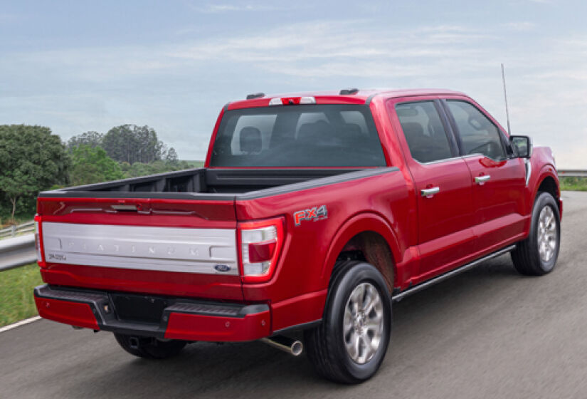 Picape Ford F-150 Platinum - Foto: Divulgação