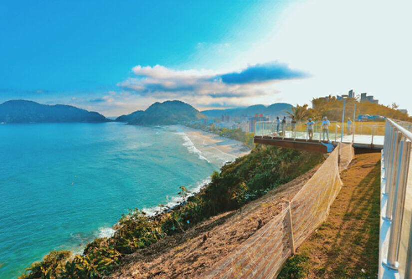 Mirante das Galhetas, no Guarujá - Foto: Imprensa Guarujá