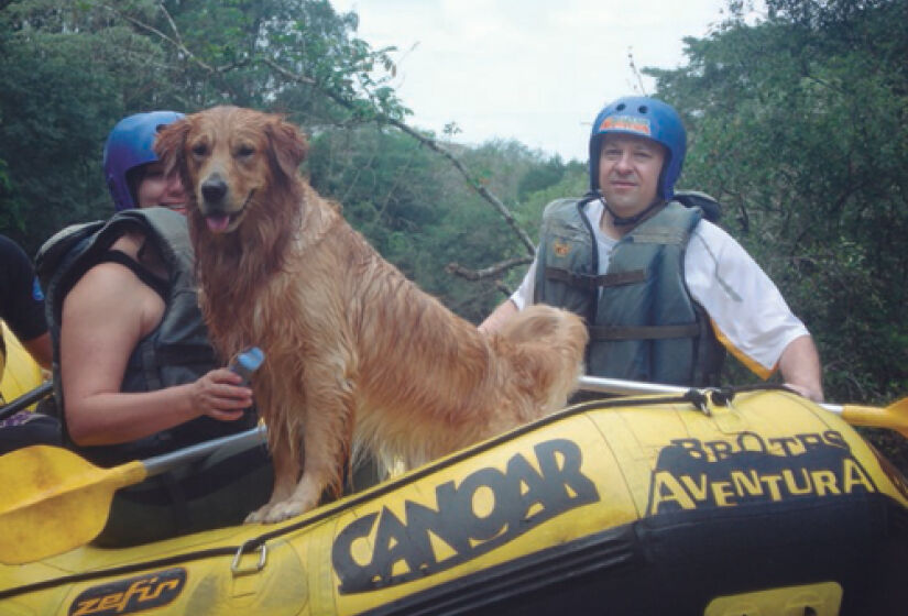 Rafting pet no Brotas Eco Hotel Fazenda - Foto: Divulgação