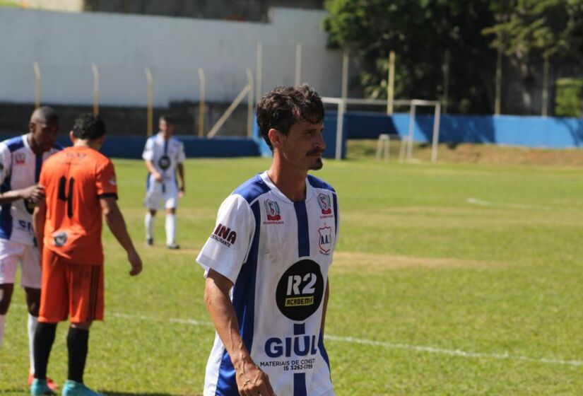 Léo Aro, de 39 anos, campeão da Copa do Brasil com o Paulista de Jundiaí e campeão da Libertadores e do Mundial de clubes com a camisa do Internacional de Porto Alegre, mais um atleta da A.A.P/ Divulgação