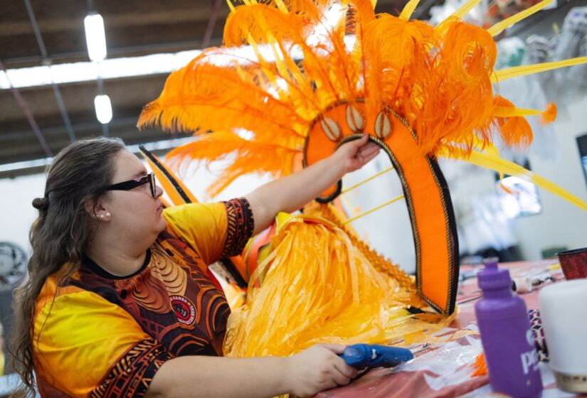 Em busca do seu primeiro título no Grupo Especial do Carnaval de SP, a Dragões da Real, aposta no enredo "África - Uma Constelação de Reis e Rainhas"  / Todas fotos:  Ettore Chiereguini/Gazeta de S.Paulo