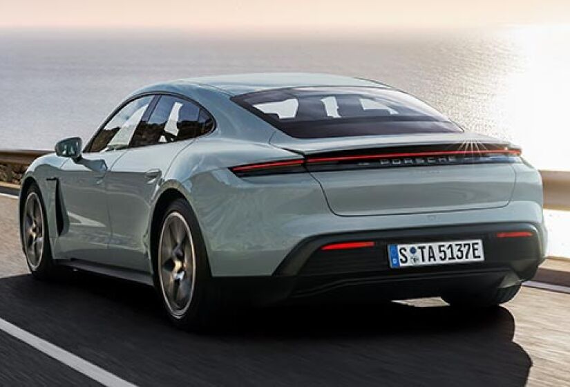 Porsche Taycan - Foto: Divulgação