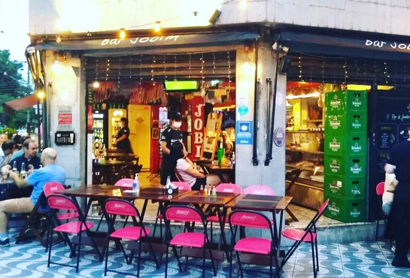 Bar Jobim, localizado na Alameda dos Nhambiquaras, número 782, em Moema 
Foto: Reprodução/Facebook