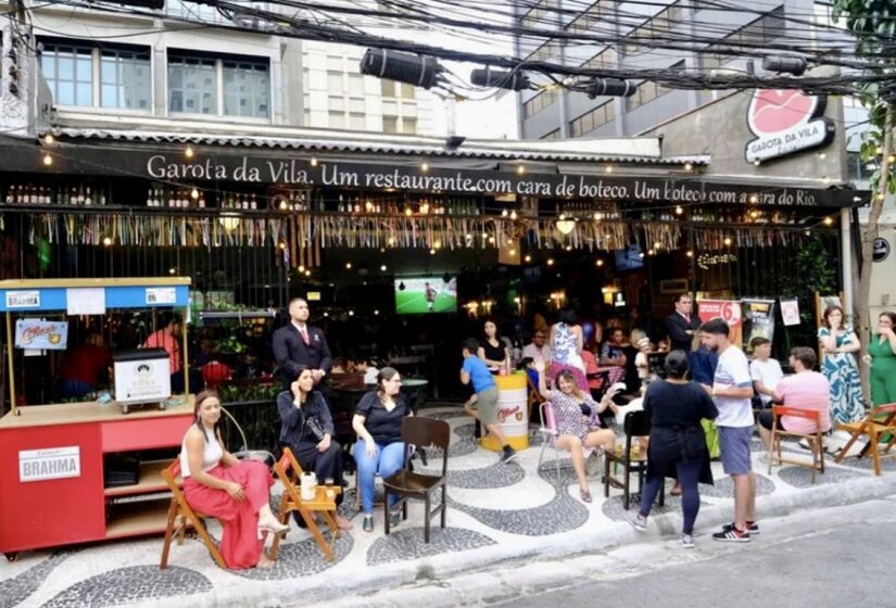 Bar Garota da Vila, localizado na rua Júlio Diniz, número 82, na Vila Olímpia
Foto: Reprodução