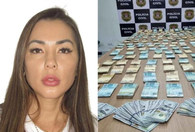 Karen de Moura Tanaka Mori, a Japa, que é viúva de Cabelo Duro/Foto: Reprodução/Polícia Civil