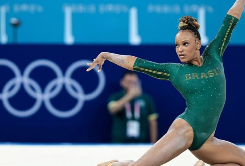 Rebeca Andrade foi o grande destaque na ginástica artística em Tóquio./(Foto: Divulgação/Team Brasil)