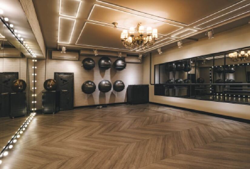 Les Cinq Gym tem espaço até para ballet/ Foto: Divulgação