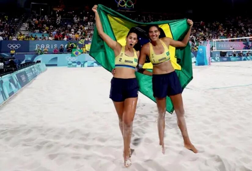 Ana Patrícia e Duda venceram as australianas no tie-break, por 2 sets 1
/Gaspar Nóbrega/COB