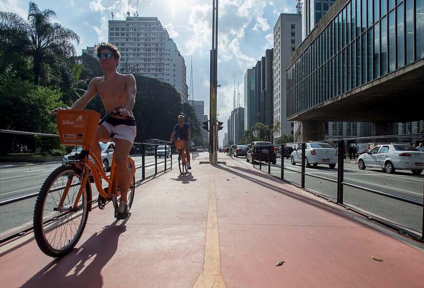 Região central e zona Oeste concentram a malha cicloviária da Capital - Foto Marcelo Camargo/ Agência Brasil