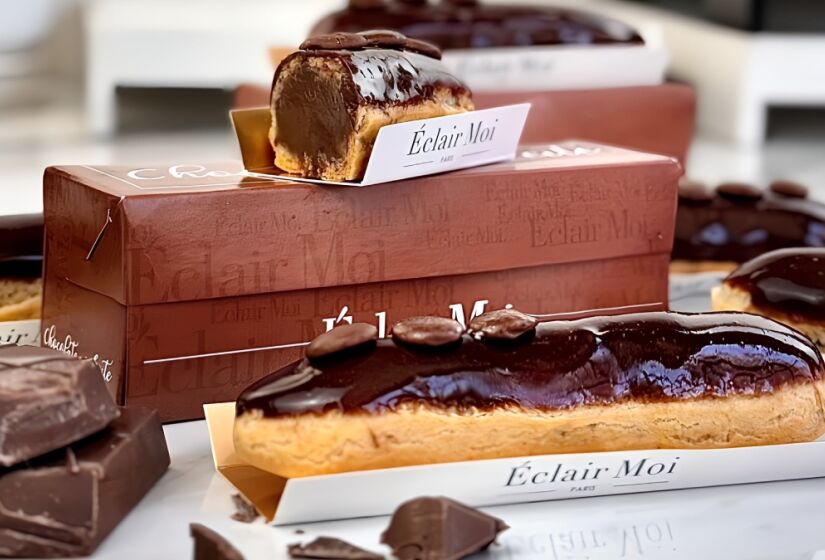 O nome Éclair Moi foi baseada nos doces tradicionais da França, chamado Éclairs. Foto: Divulgação