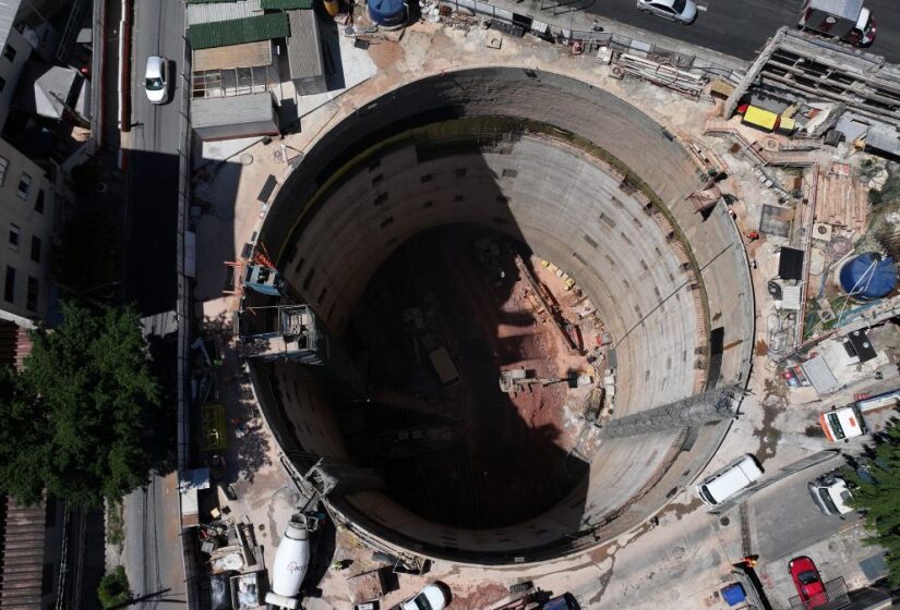 A estação Bela Vista está com 49,68% das obras concluídas
/Divulgação/Linha Uni