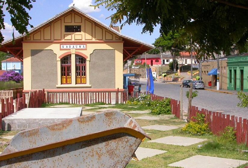 Estação Ferroviária de Sabaúna, em Mogi das Cruzes. / Foto: Divulgação/Prefeitura de Mogi das Cruzes