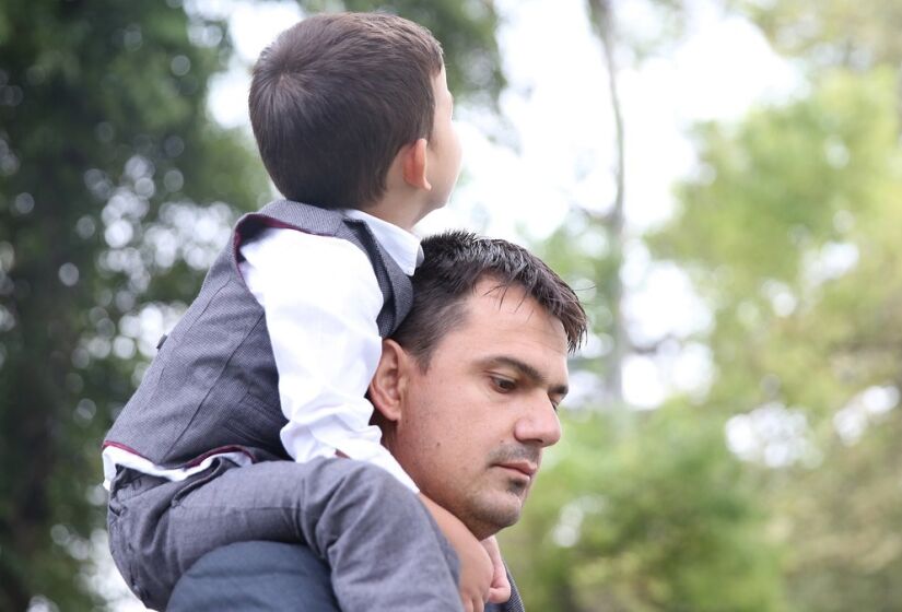 "O homem mais incrível que eu conheço. Meu herói, minha vida, meu pai".