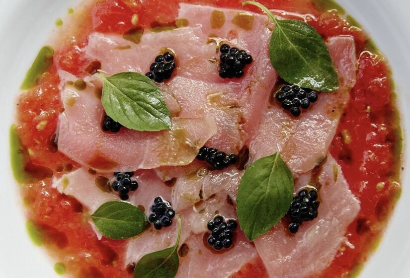 Prato "crudo", uma das opções do "Mamma Vanzetto". Foto: Reprodução/@mammavanzetto