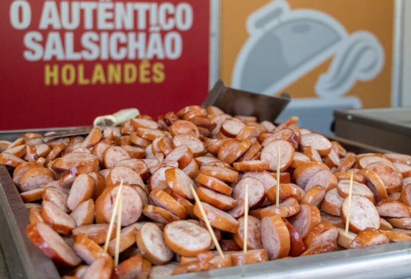 Opções gastronômicas também não faltam na maior feira de flores da América Latina. Foto: Divulgação/Expoflora 