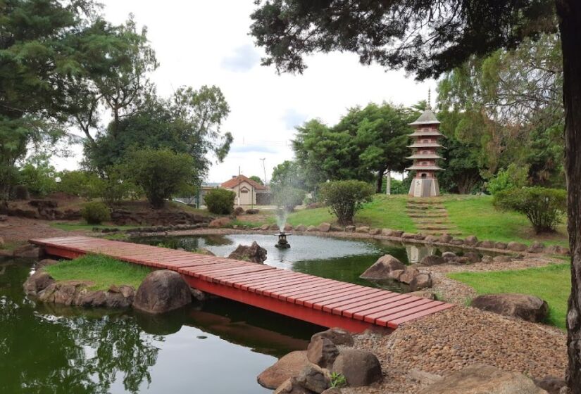 Jardim das Cerejeiras é um dos principais pontos turísticos em Paraguaçu Paulista. / Foto: Google/Claudia Margaretha Elizabeth Hoffmann Ribeiro