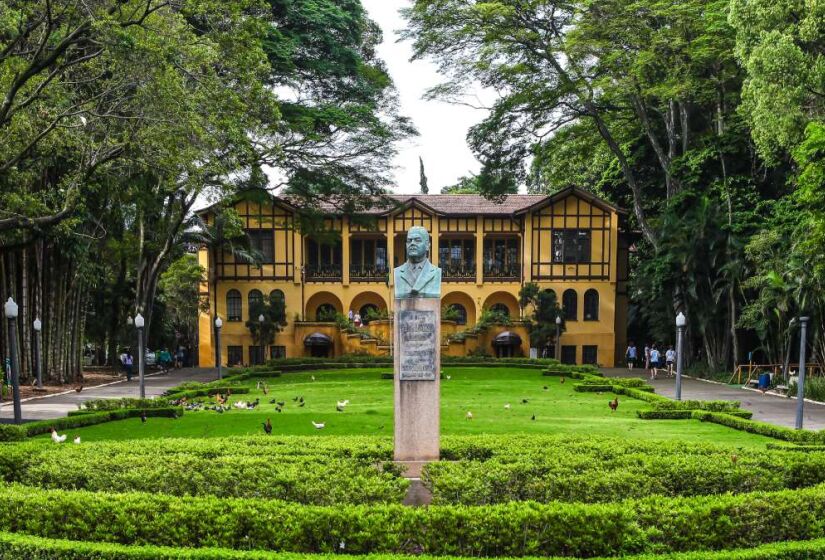 O Parque da Água Branca abriga o Fundo Social de São Paulo, (antigo Fundo de Assistência Social do Palácio do Governo). A sede do Fundo funcionava em um palacete antigo da avenida Rio Branco, em Campos Elísios, em frente ao Palácio dos Campos Elísios, o antigo palácio do governo paulista. / Foto: Divulgação/Prefeitura de São Paulo