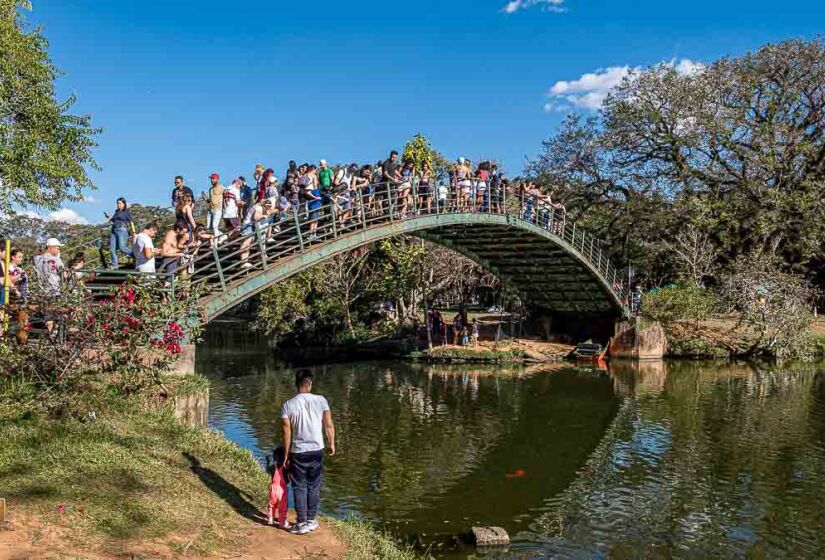 O Parque Ibirapuera costuma lotar aos finais de semana - Foto: Rodrigo Pivas / GSP