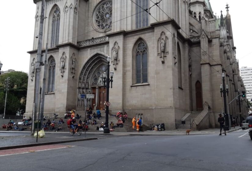 Segundo dados da Secretaria de Segurança Pública do estado (SSP), o número de roubos registrados na região próxima da Praça da Sé, no Centro de São Paulo, atingiu o maior patamar da série histórica em 2023. Entre janeiro e outubro desse ano, a SSP contabilizou 3.772 registros desse tipo de crime. / Foto: Divulgação/Twitter