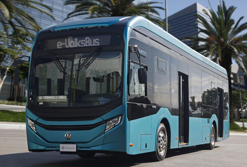 Ônibus elétrico Volkswagen eVolksbus/Divulgação 