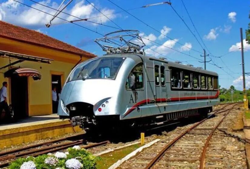 Passeio de trem em Pindamonhangaba (Foto: Christian Zichelli/Divulgação)