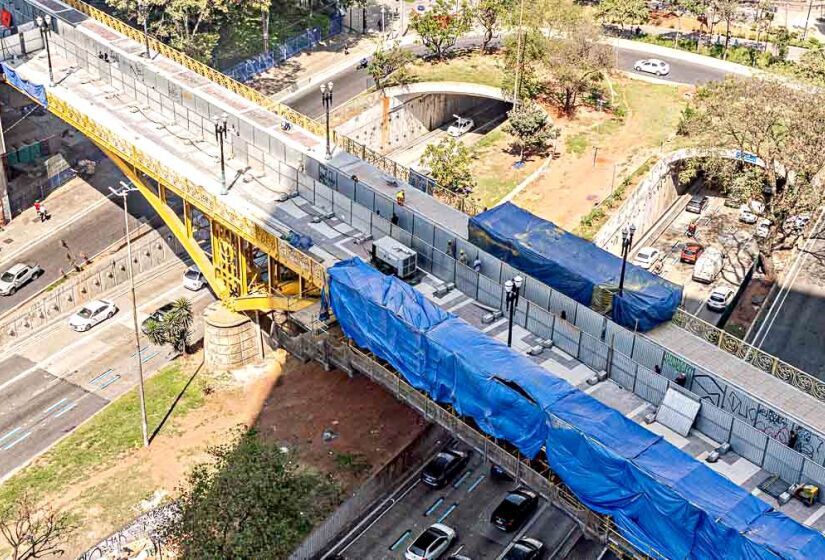 O Viaduto Santa Efigênia é considerado um dos maiores cartões postais da capital paulista e passa por uma revitalização completa. 