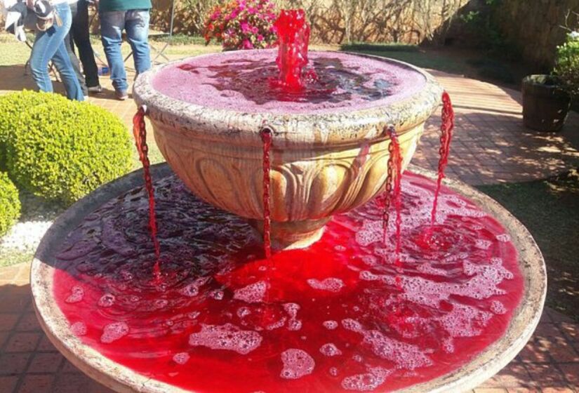 A Vila Canguera oferece degustação gratuita de vinhos e a oportunidade de conhecer o processo de fabricação. Além disso, no lugar possui uma fonte de vinho. / Foto: Tripadvisor/Divulgação