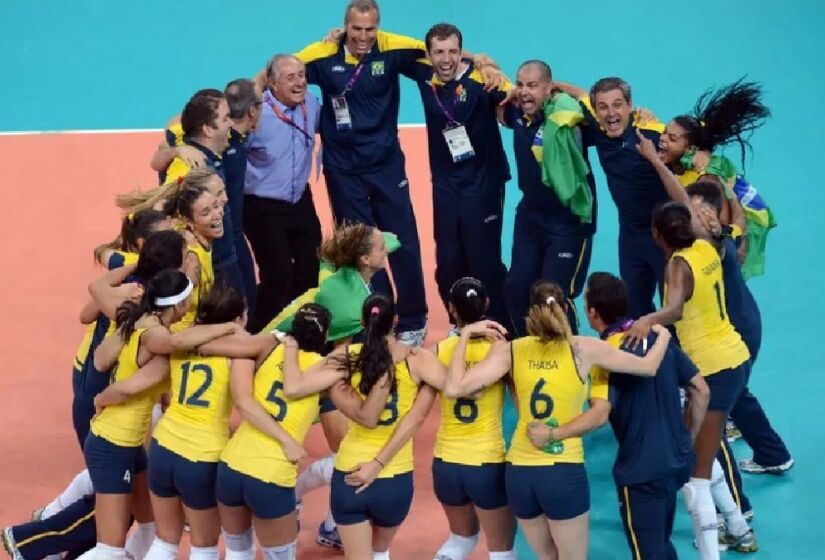 Nas Olimpíadas de Londres 2012, o Brasil foi ouro no vôlei feminino
/Alexandre Arruda / Divulgação CBV