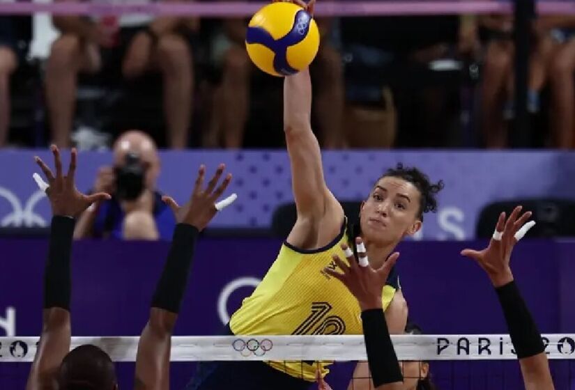 Brasil venceu por 3 sets a 0 a República Dominicana e avança à semifinal das Olimpíadas de Paris 2024
/Luiza Moraes/COB