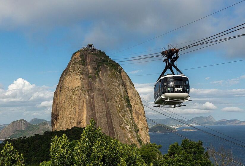 Bondinho do Pão de Açúcar - Foto: Diego Baravelli / Wikimedia Commons