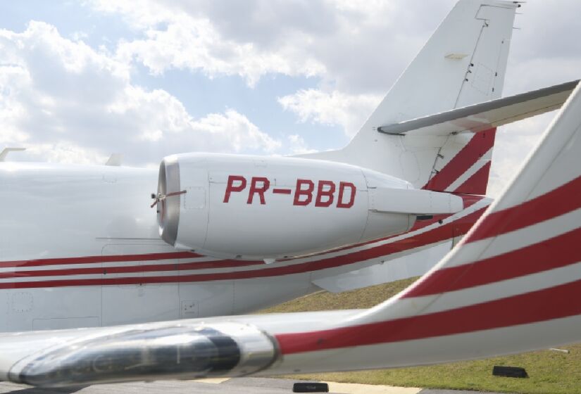 Aeronave, de registro PR-BBD, é da classe pouso convencional 2 Motores Jato/turbofan
Foto: Divulgação