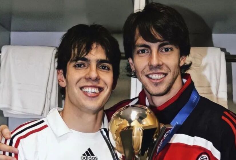 Enquanto Kaká brilhou no Milan, se tornou melhor do mundo, passou pelo Real Madrid e agora está no Orlando, Digão não se firmou em nenhum grande clube e encerrou a carreira precocemente, em 2013, quando atuava pelo New York Red Bulls. Foto: Divulgação/Instagram @kakaleitefan
