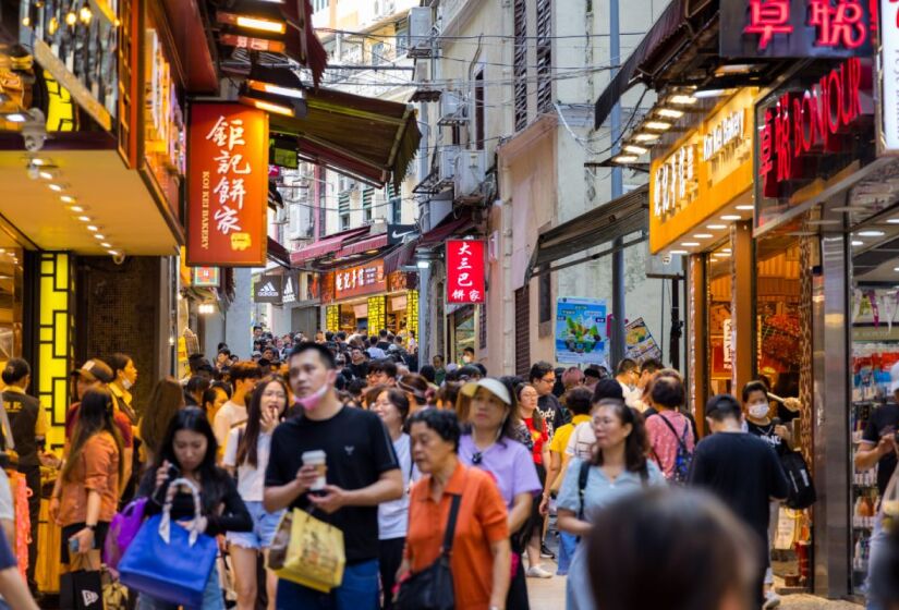 Macau é o território mais povoado do mundo, com mais de 20 mil habitantes por quilômetro quadrado. Foto: Depositphotos