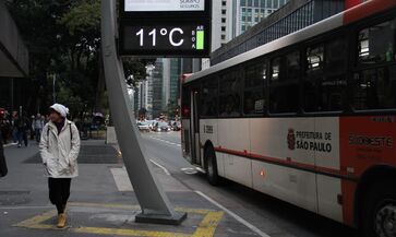 Condições do tempo se mantêm praticamente inalteradas, com a manutenção da sensação de frio
