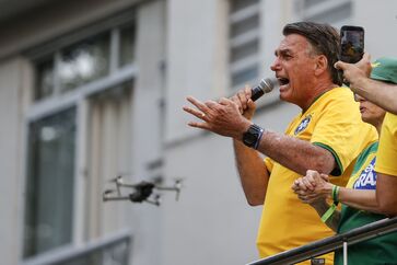 O ex-presidente Jair Bolsonaro