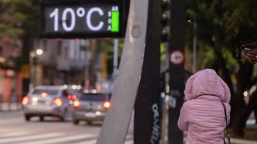 Expectativa é de várias horas de frio, com novos recordes de tardes mais frias do ano