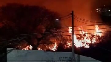 Incêndio não danificou os trens, trilhos e equipamentos