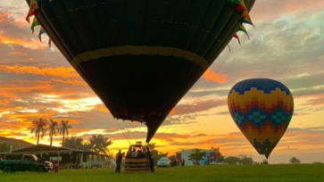 Cidade de Boituva tem atração em balões flutuantes 