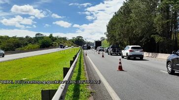 Acidente ocorreu na rodovia Dom Pedro I, município de Valinhos, interior de São Paulo