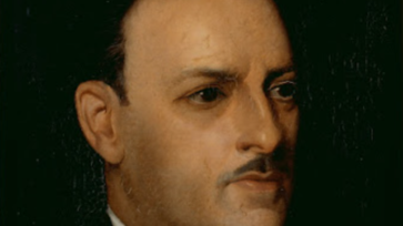 Retrato de Fábio Prado, pintado por Cândido Portinari