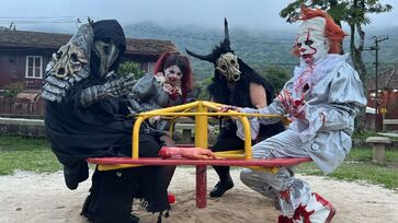 Na Parte Baixa de Paranapiacaba, acontece o famoso evento Halloween na Vila