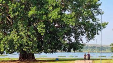 Praia dos Namorados, na região de Campinas, é procurada por turistas