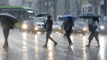 Previsão indica risco de deslizamentos, desabamentos, alagamentos, enchentes e ocorrências relacionadas a raios, vento forte e chuva de granizo